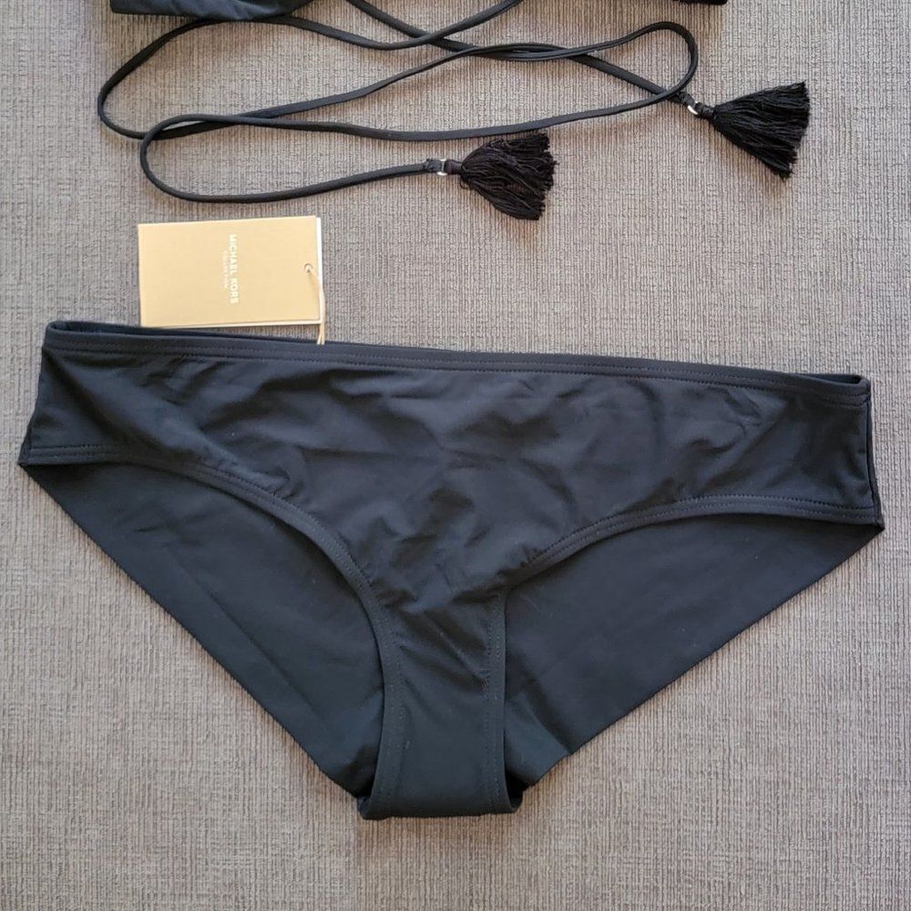 Michael Kors Collection Women's Black Triangle top & Bottom 2 Piece Biki… - Picture 2 of 11